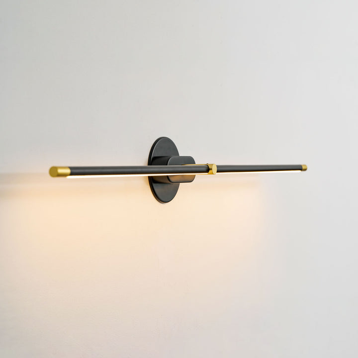 Minimalistische lineare Wandleuchte