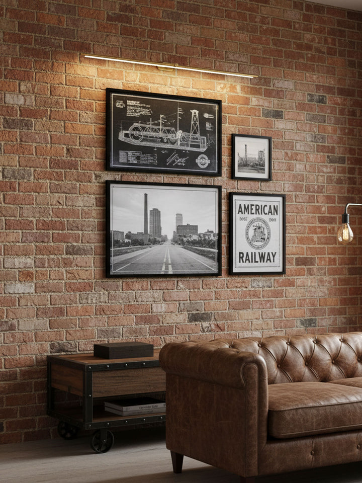 Minimalist Linear Wall Lamp - Vakkerlight