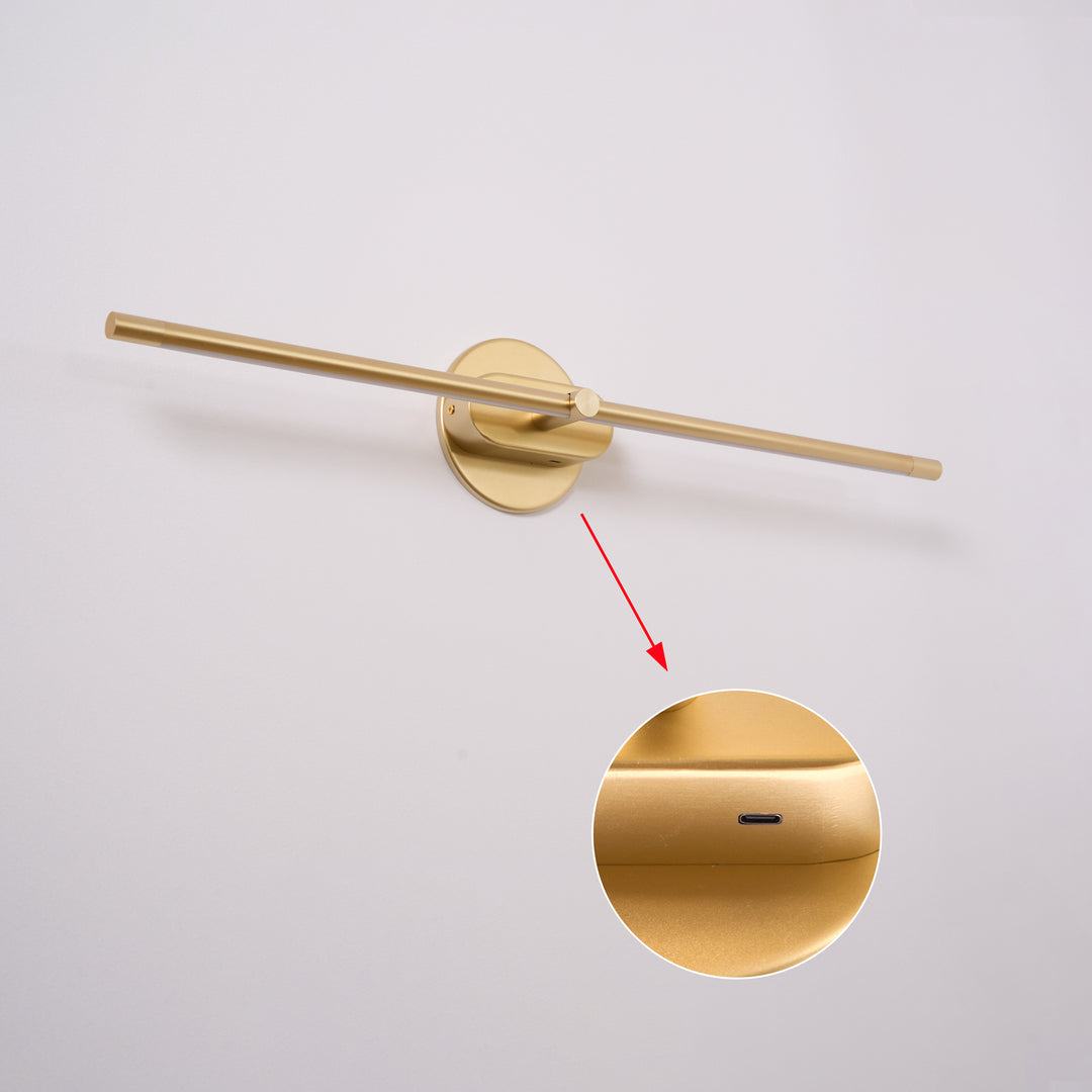 Minimalist Linear Rechargeable Wall Lamp - Vakkerlight