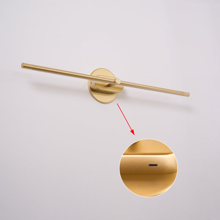 Minimalist Linear Rechargeable Wall Lamp - Vakkerlight