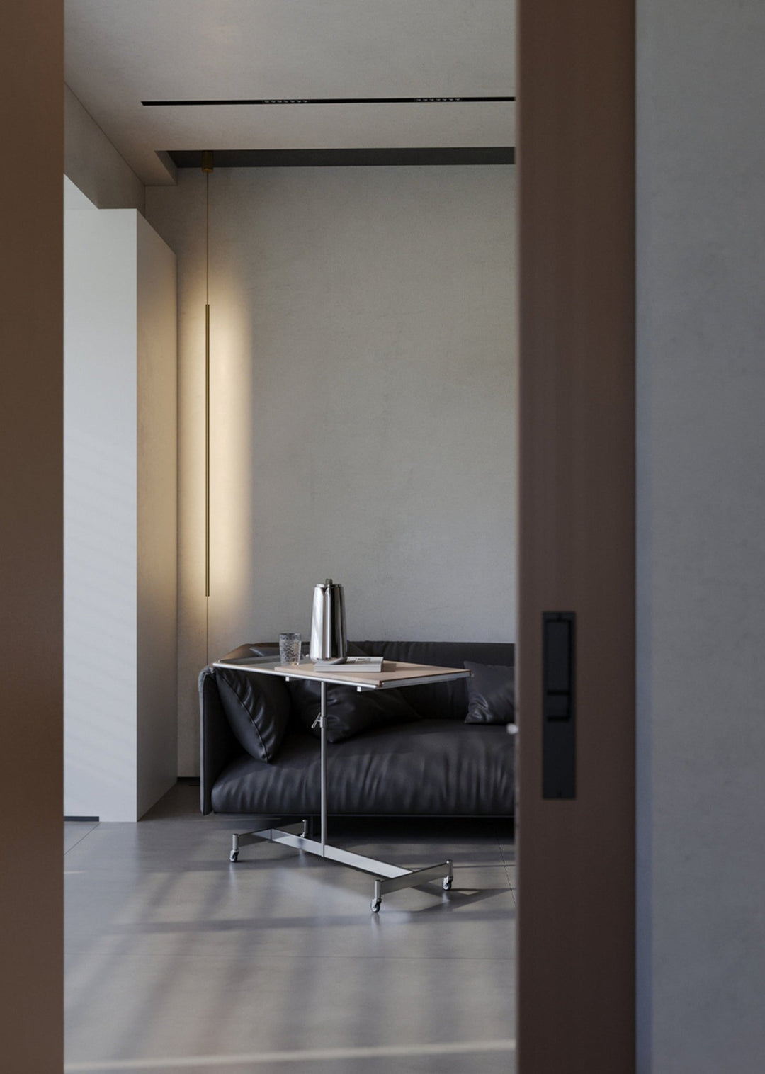 Minimalist Linear LED Pendant Light - Vakkerlight