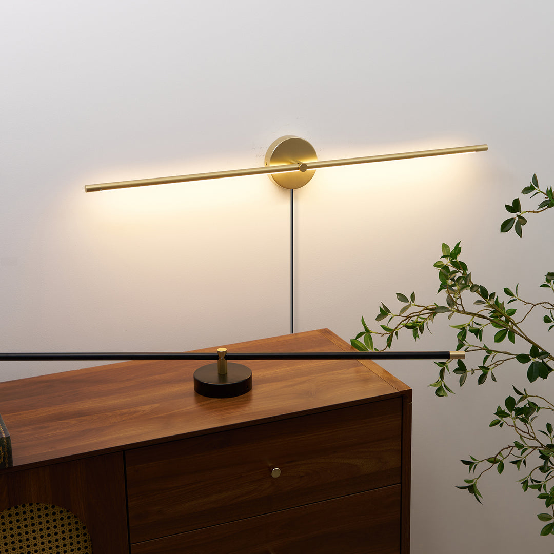 Minimalist Linear LED Plug - in Wall Lamp - Vakkerlight