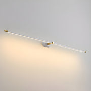 Minimalistische lineare Wandlampe