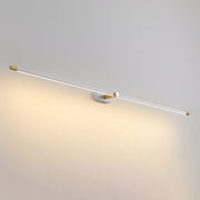 Minimalistische lineare Wandlampe