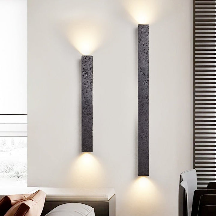 Minimalist Stone Finish Wall Lamp - Vakkerlight