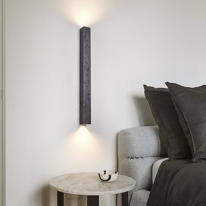 Minimalist Stone Finish Wall Lamp - Vakkerlight