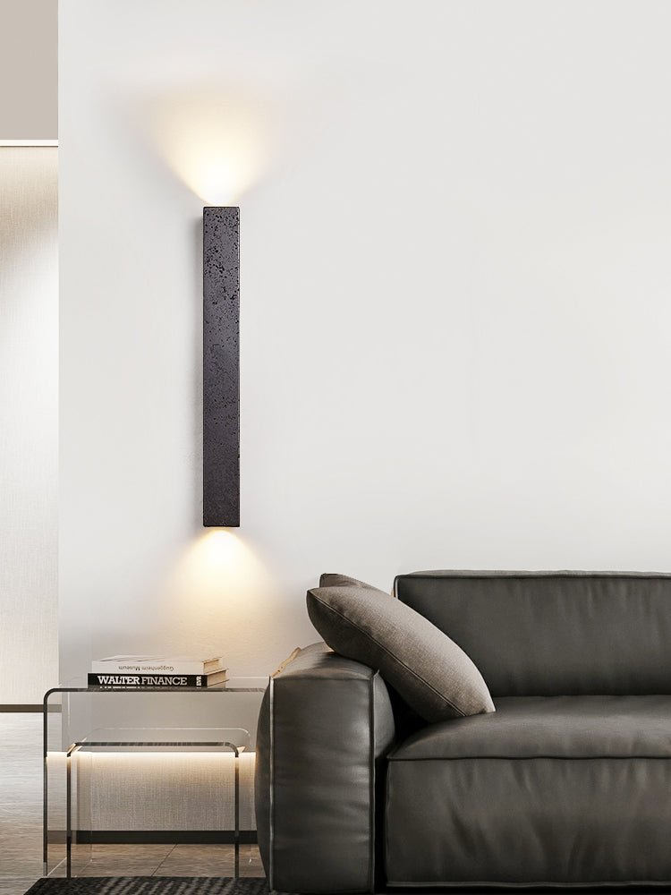 Minimalist Stone Finish Wall Lamp - Vakkerlight