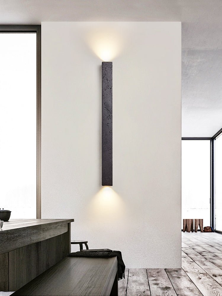 Minimalist Stone Finish Wall Lamp - Vakkerlight