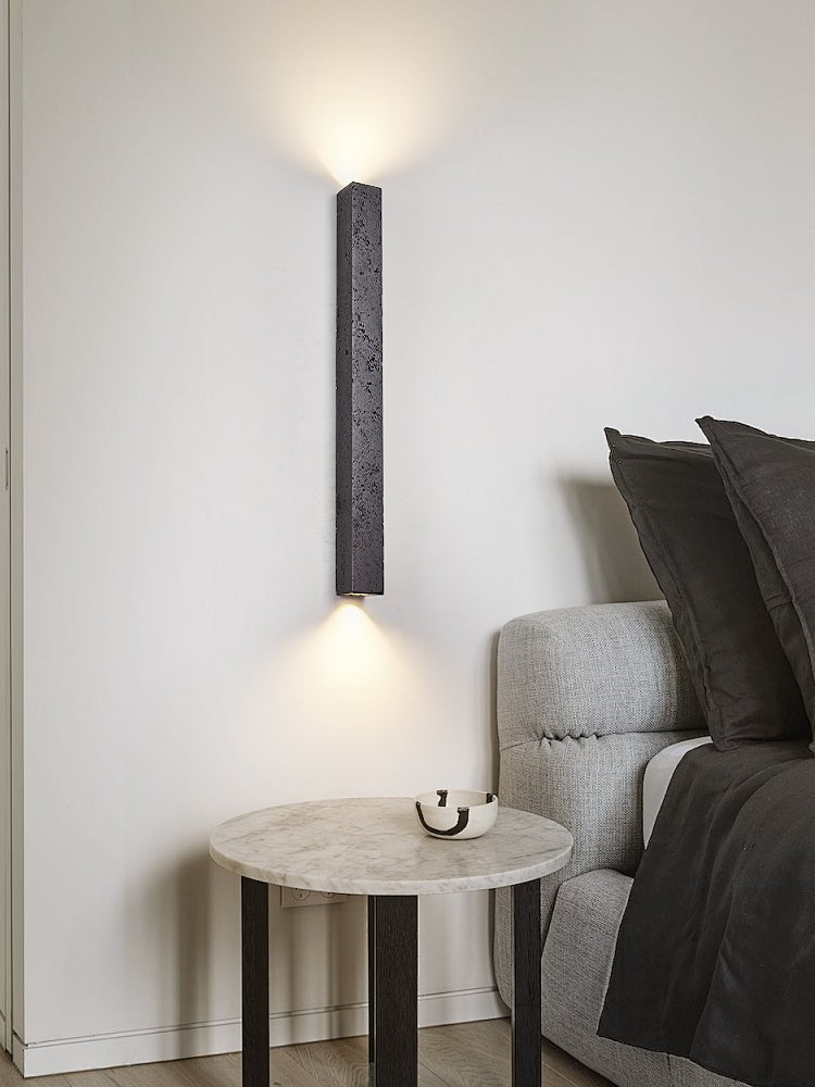 Minimalist Stone Finish Wall Lamp - Vakkerlight