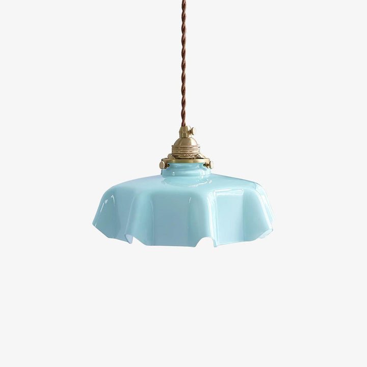 Lampe suspendue à fleurs françaises Swag