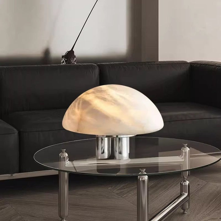 Mira Alabaster Mushroom Table Lamp - Vakkerlight