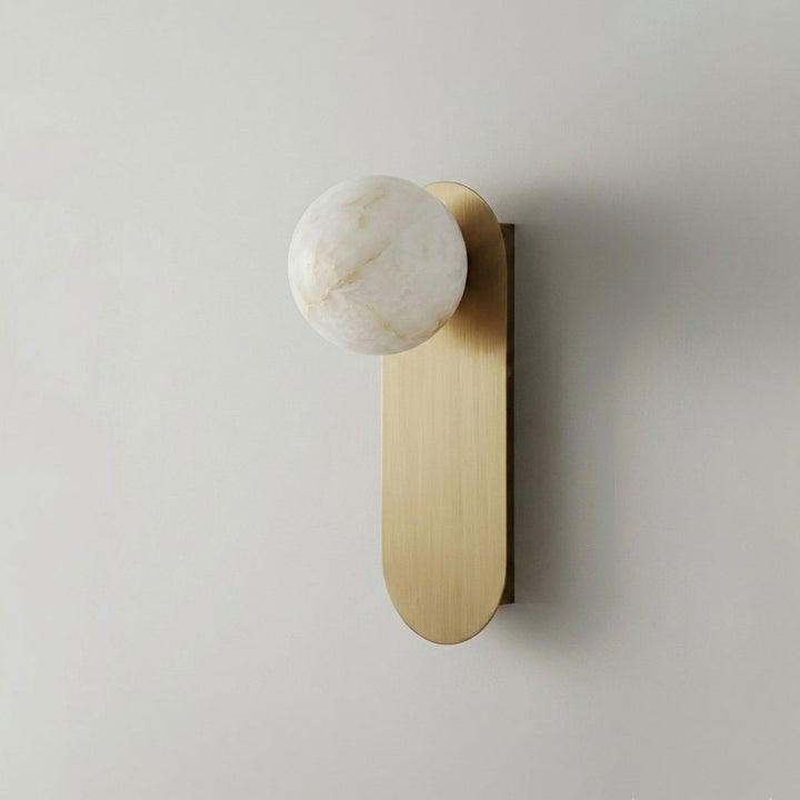 Mira Alabaster Globe Wall Sconce - Vakkerlight