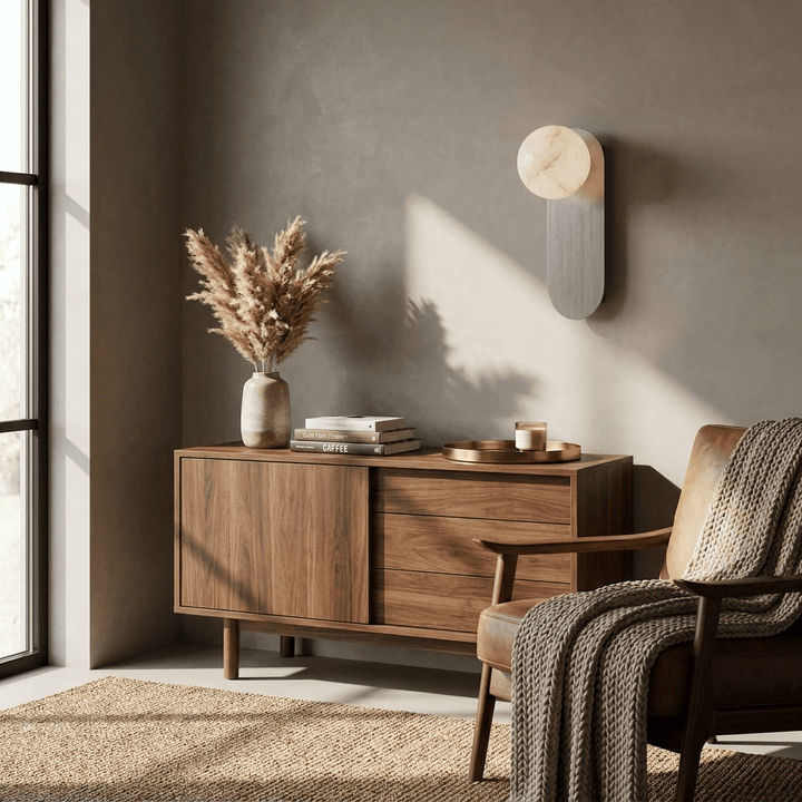 Mira Alabaster Globe Wall Sconce - Vakkerlight