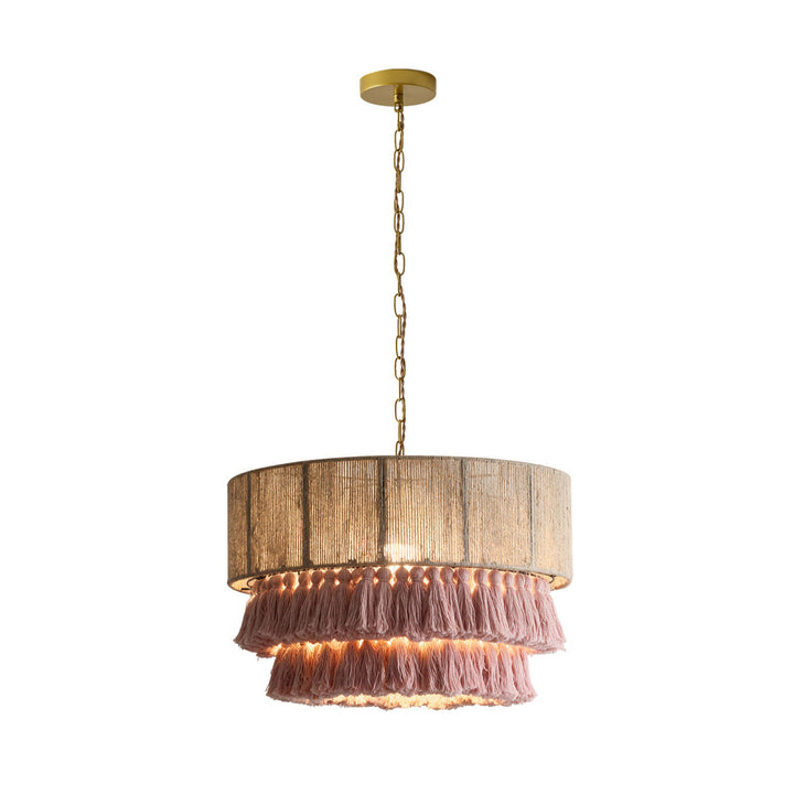 Mirelle Hemp Rope Tassel Pendant Light