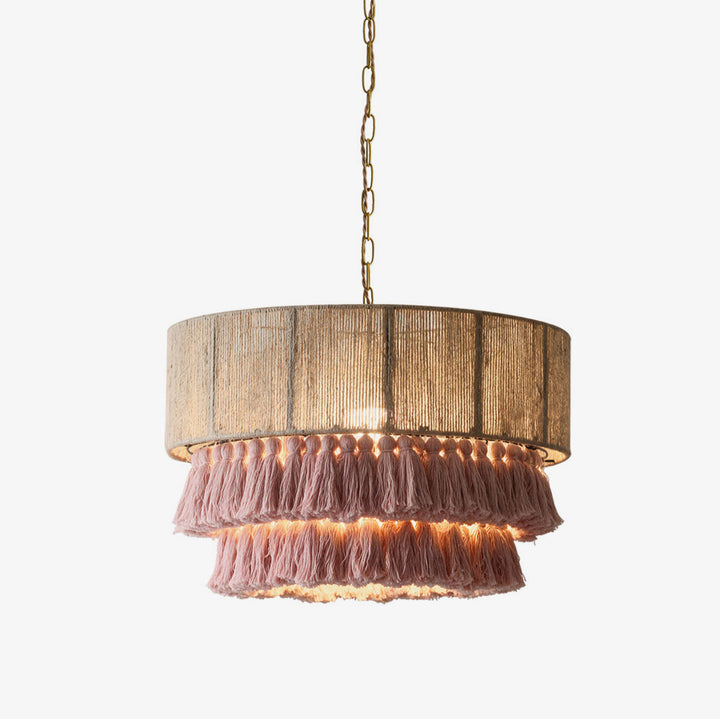Mirelle Hemp Rope Tassel Pendant Light