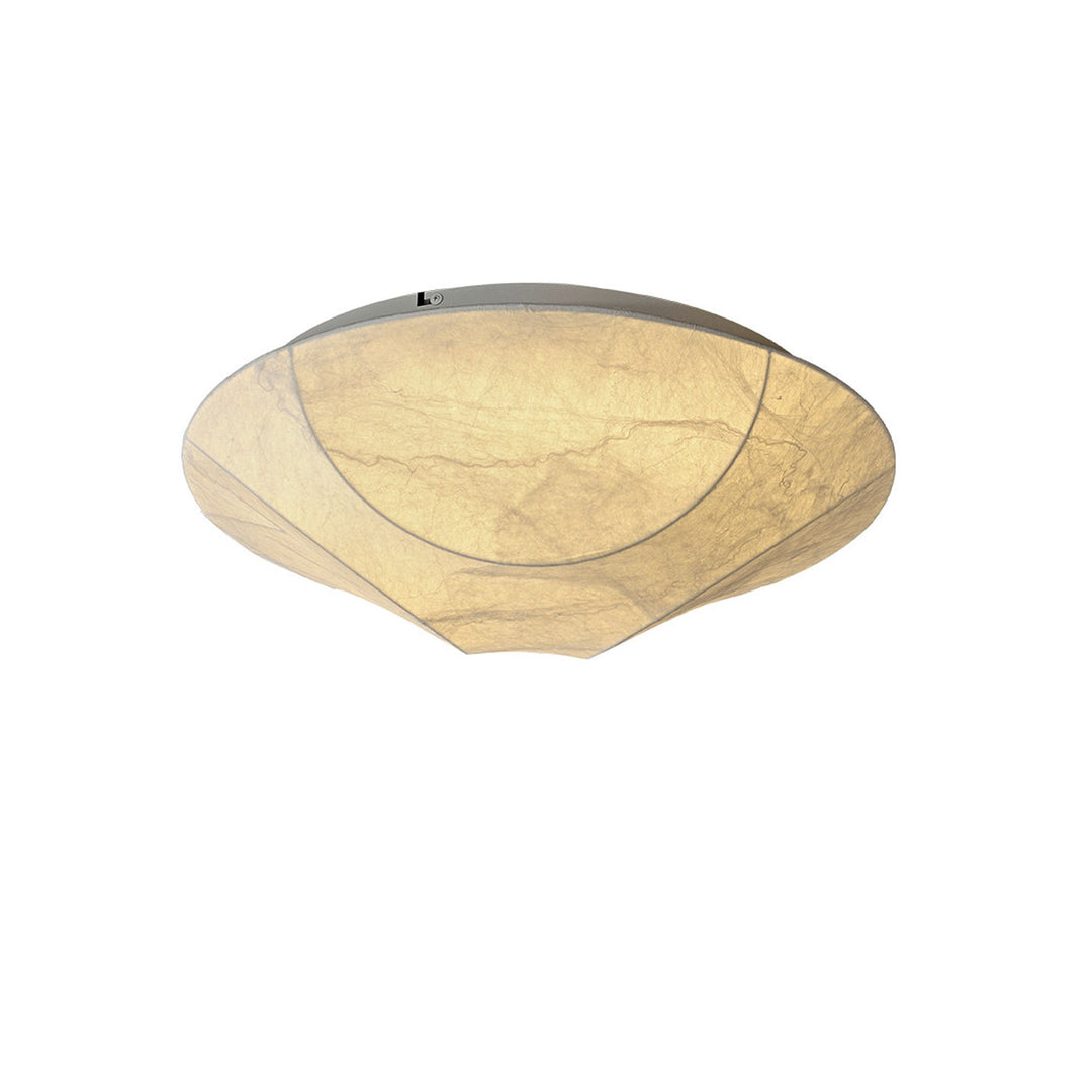 Mirelle Mulberry Silk Flush Mount - Vakkerlight