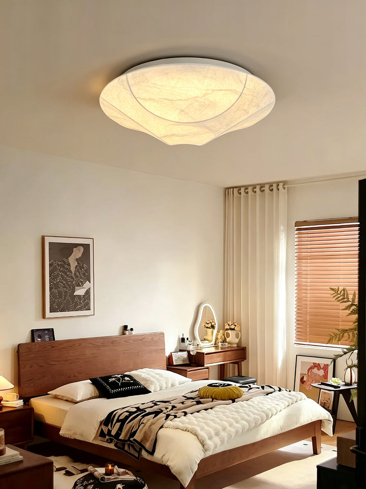 Mirelle Mulberry Silk Flush Mount - Vakkerlight