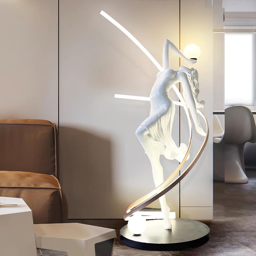 Misha Goddess Statue Floor Lamp - Vakkerlight