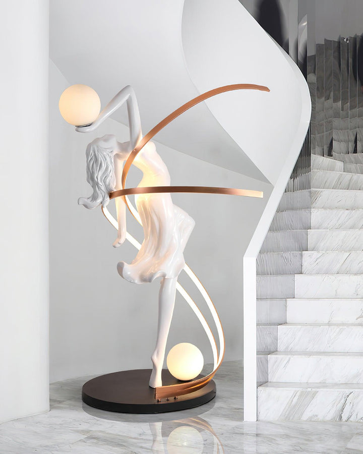 Misha Goddess Statue Floor Lamp - Vakkerlight