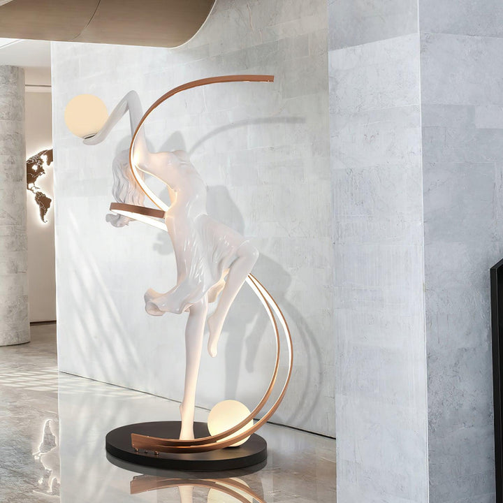 Misha Goddess Statue Floor Lamp - Vakkerlight