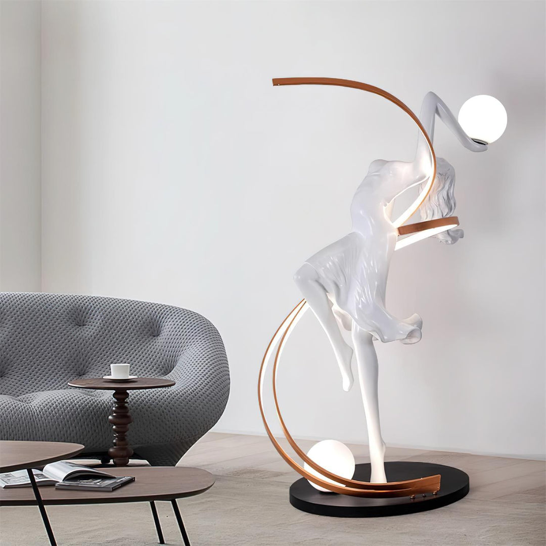 Misha Goddess Statue Floor Lamp - Vakkerlight