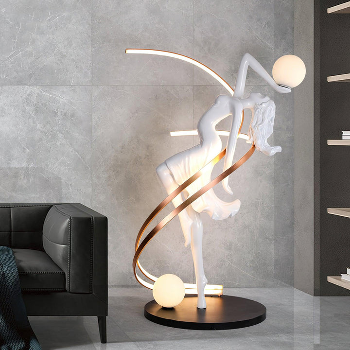 Misha Goddess Statue Floor Lamp - Vakkerlight