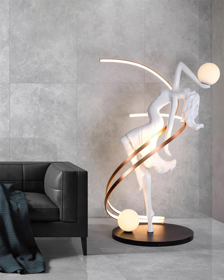 Misha Goddess Statue Floor Lamp - Vakkerlight