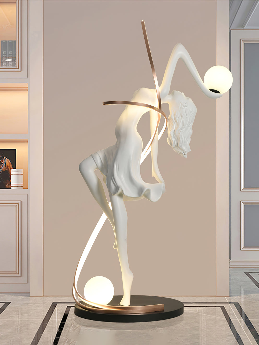 Misha Goddess Statue Floor Lamp - Vakkerlight