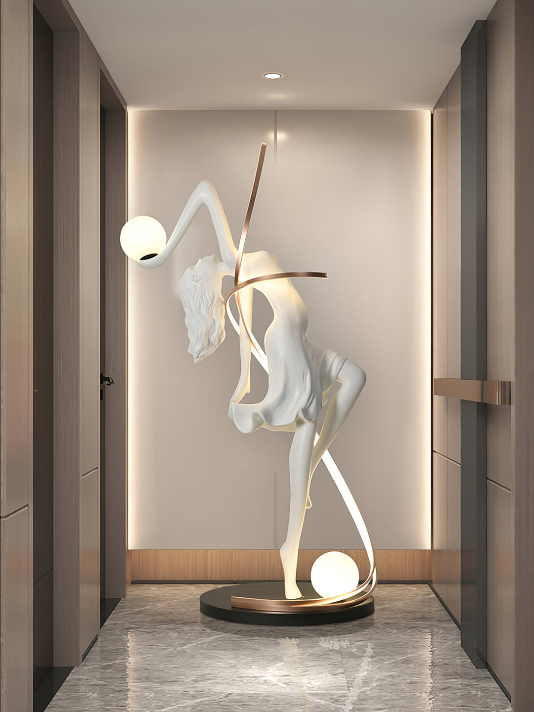 Misha Goddess Statue Floor Lamp - Vakkerlight