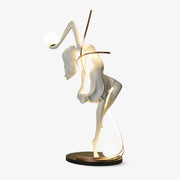 Stehlampe „Misha“, Göttinnenstatue