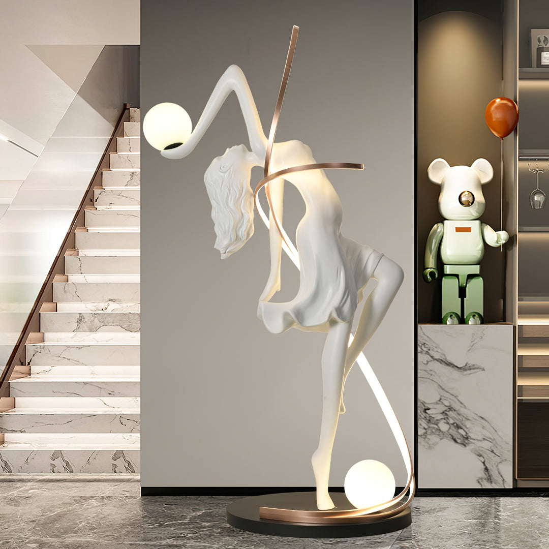 Misha Goddess Statue Floor Lamp - Vakkerlight