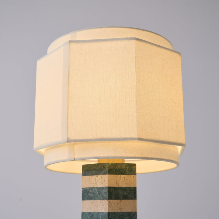Modari Striped Stone Table Lamp - Vakkerlight