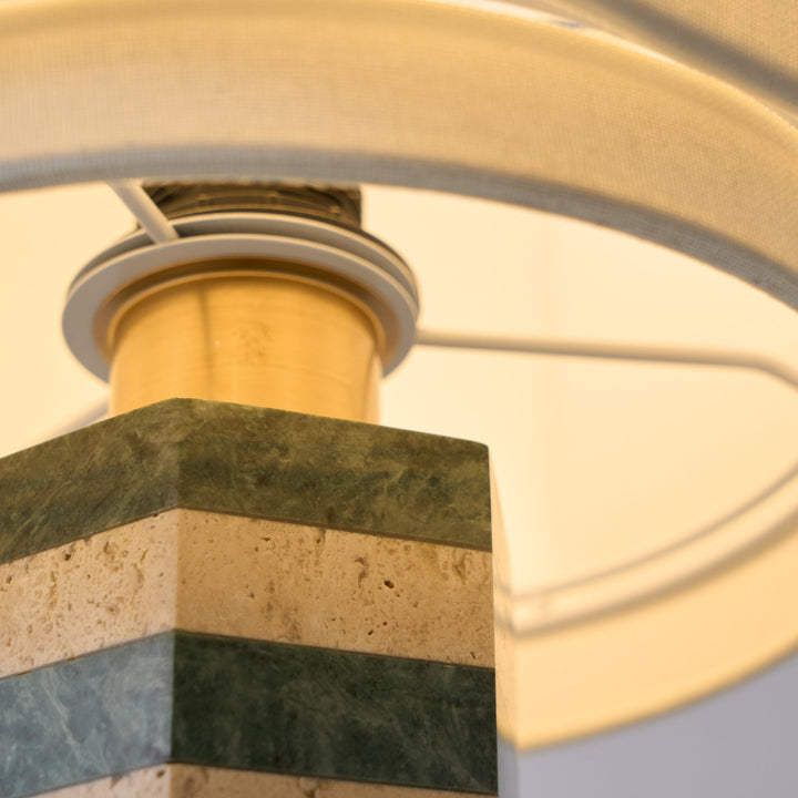 Modari Striped Stone Table Lamp - Vakkerlight