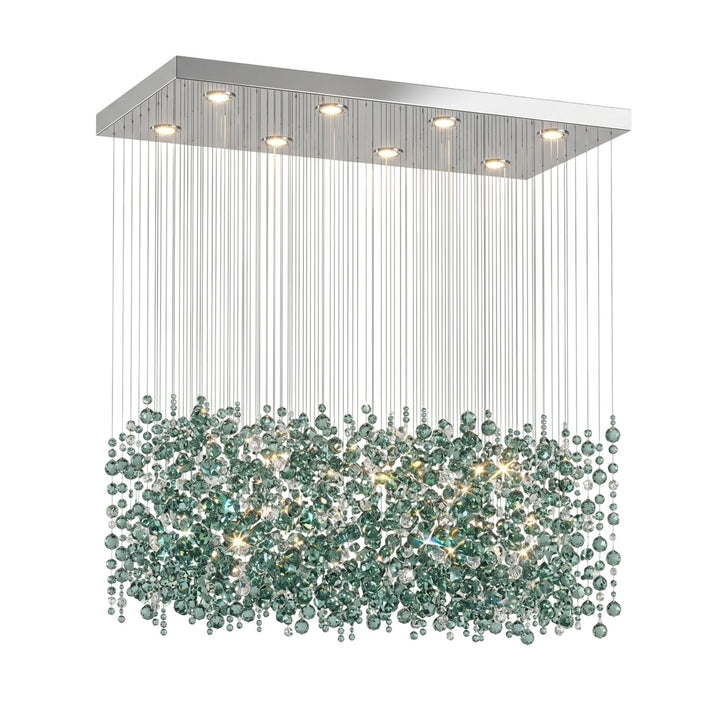 Emerald Rainfall Crystal Customize Chandelier - Vakkerlight