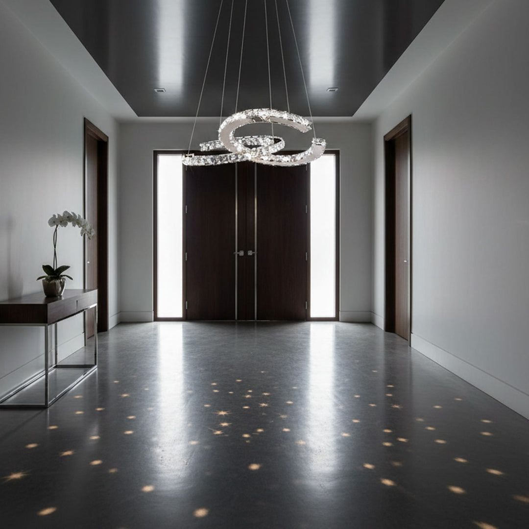 Modern Crystal Double C Chandelier - Vakkerlight