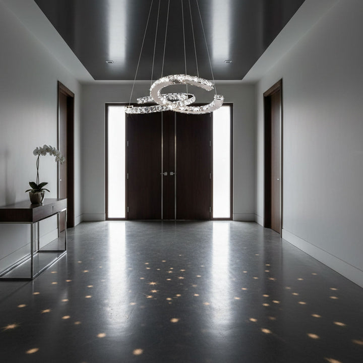 Modern Crystal Double C Chandelier - Vakkerlight