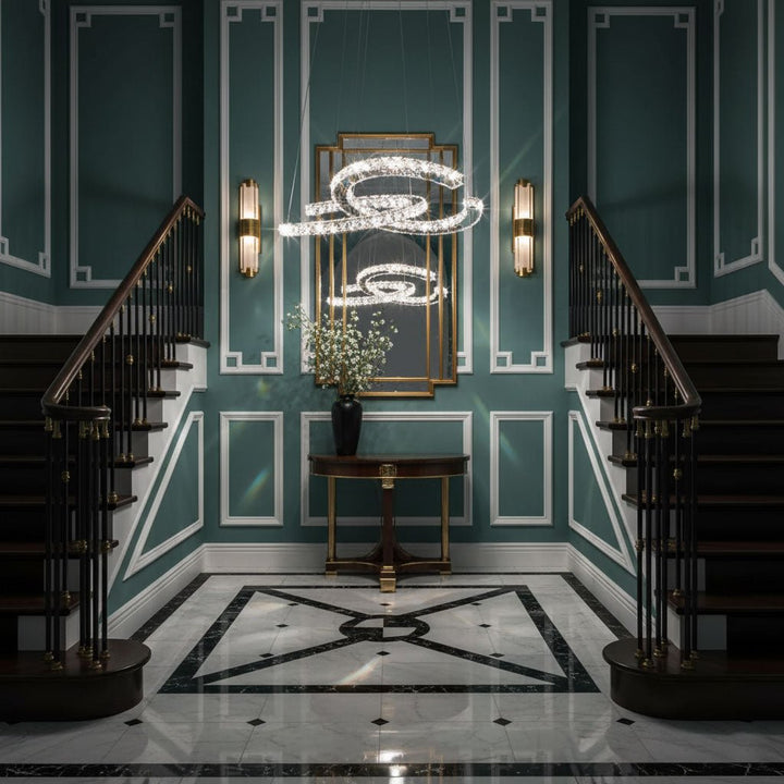 Modern Crystal Double C Chandelier - Vakkerlight