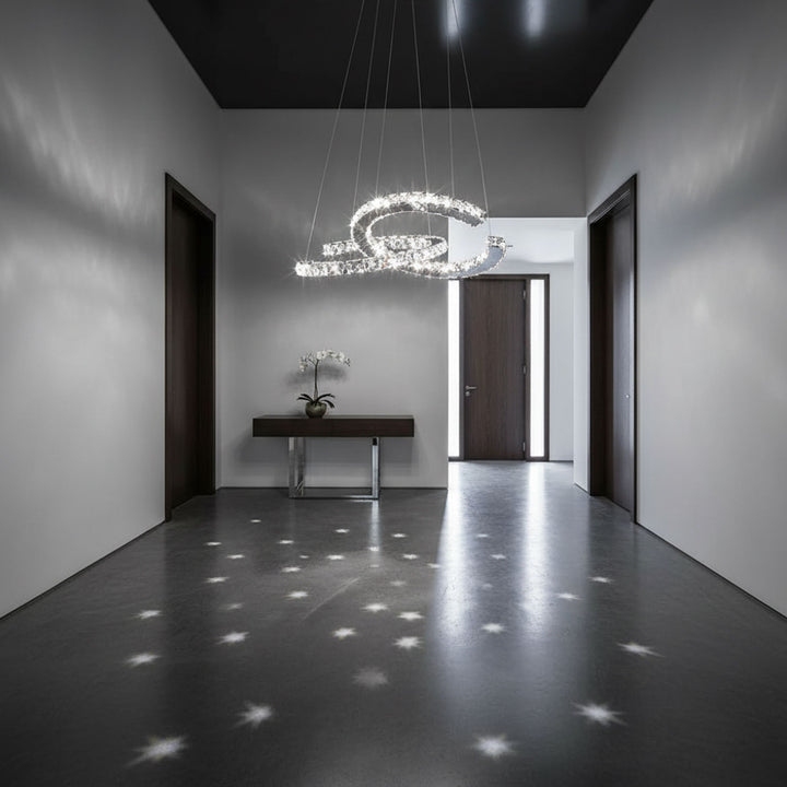 Modern Crystal Double C Chandelier - Vakkerlight