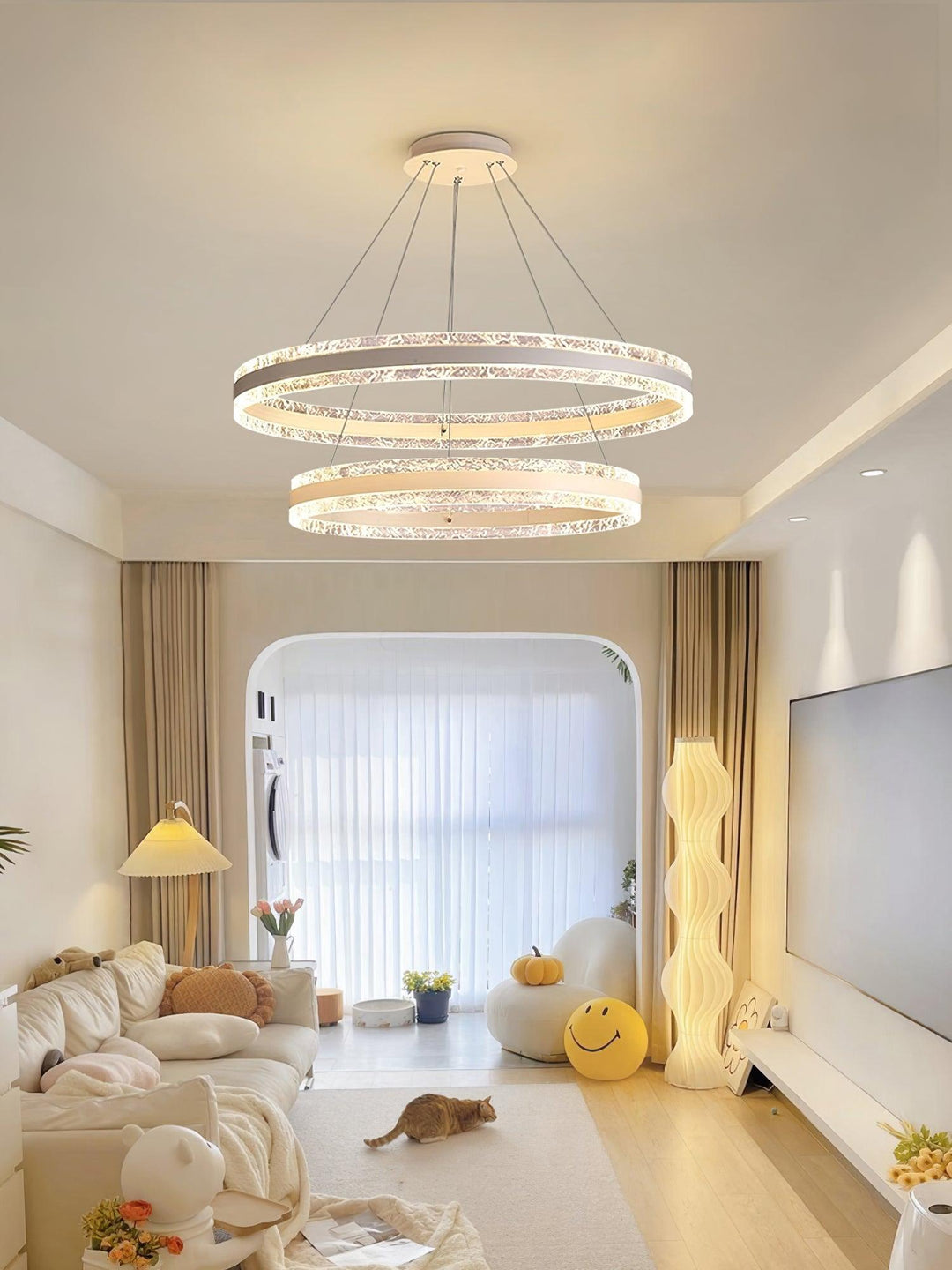 Modern Circle LED Chandelier - Vakkerlight