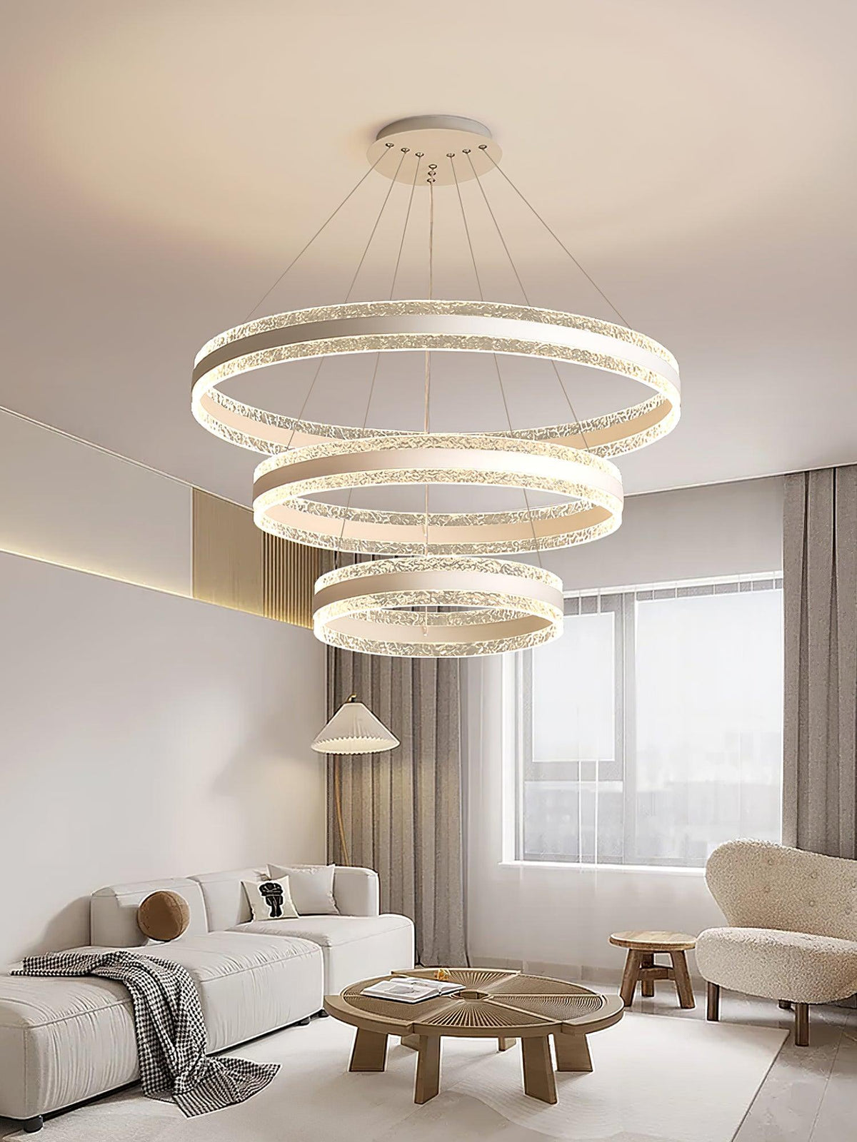 Modern Circle LED Chandelier – Vakkerlight