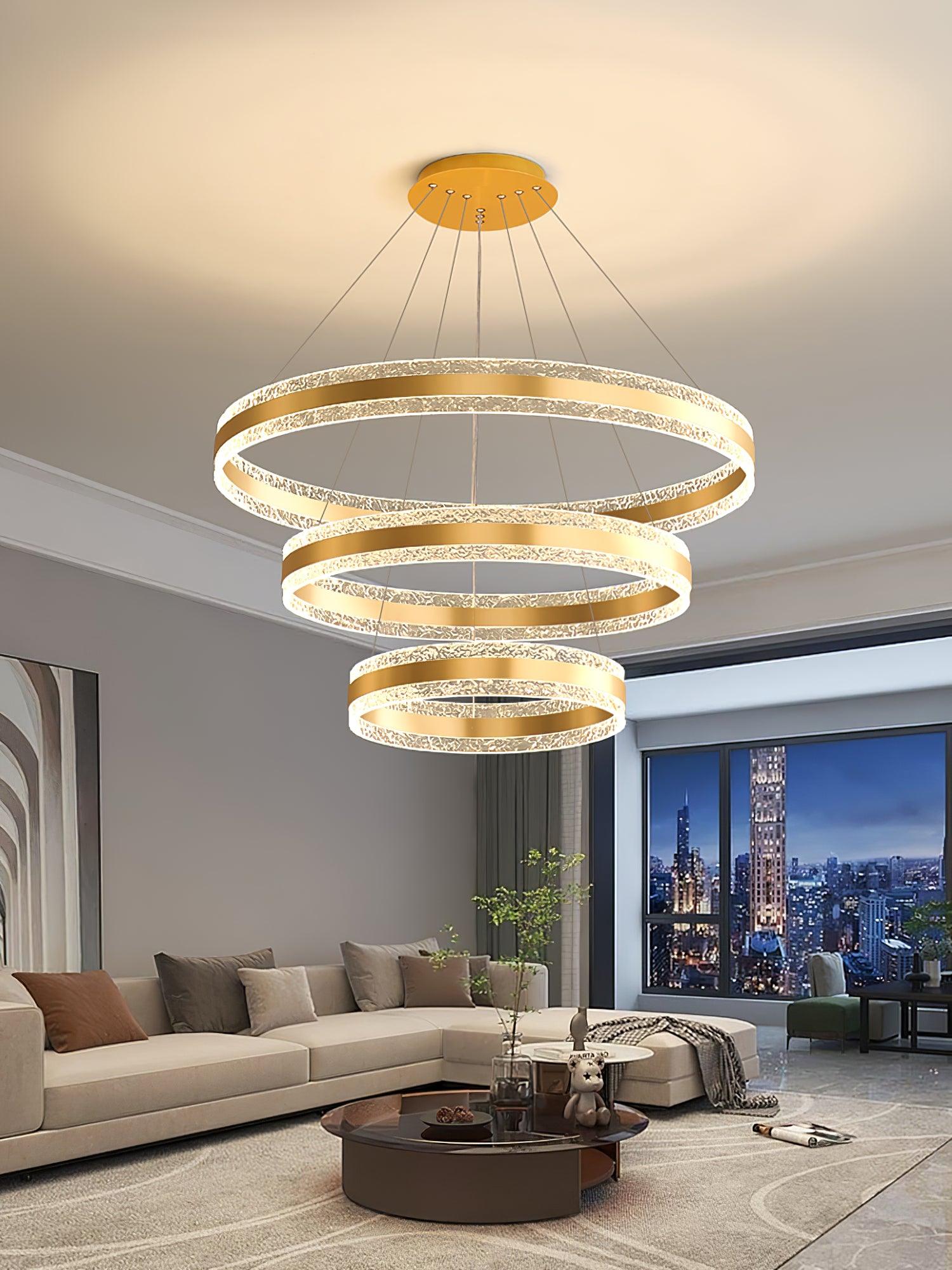 Modern Circle LED Chandelier – Vakkerlight