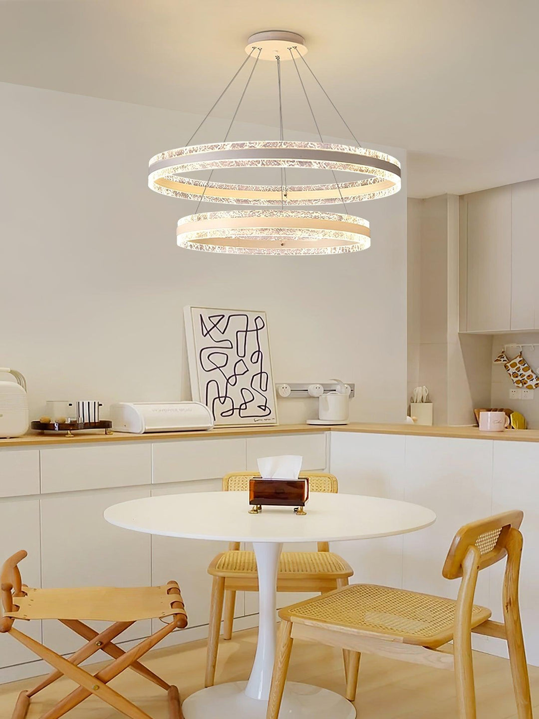 Modern Circle LED Chandelier - Vakkerlight