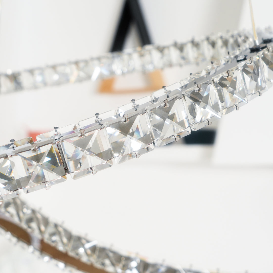 Modern Crystal Double C Chandelier - Vakkerlight