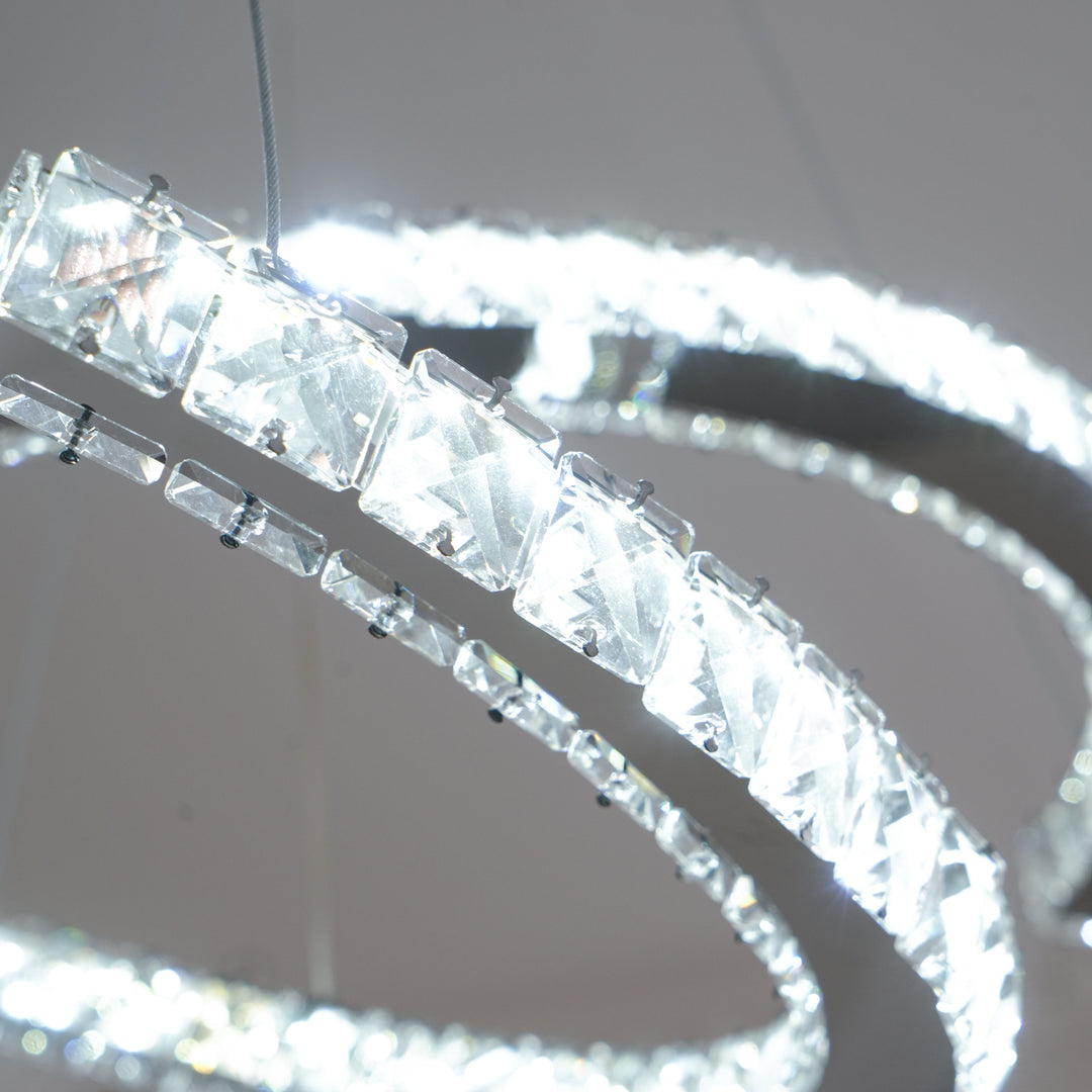 Modern Crystal Double C Chandelier - Vakkerlight