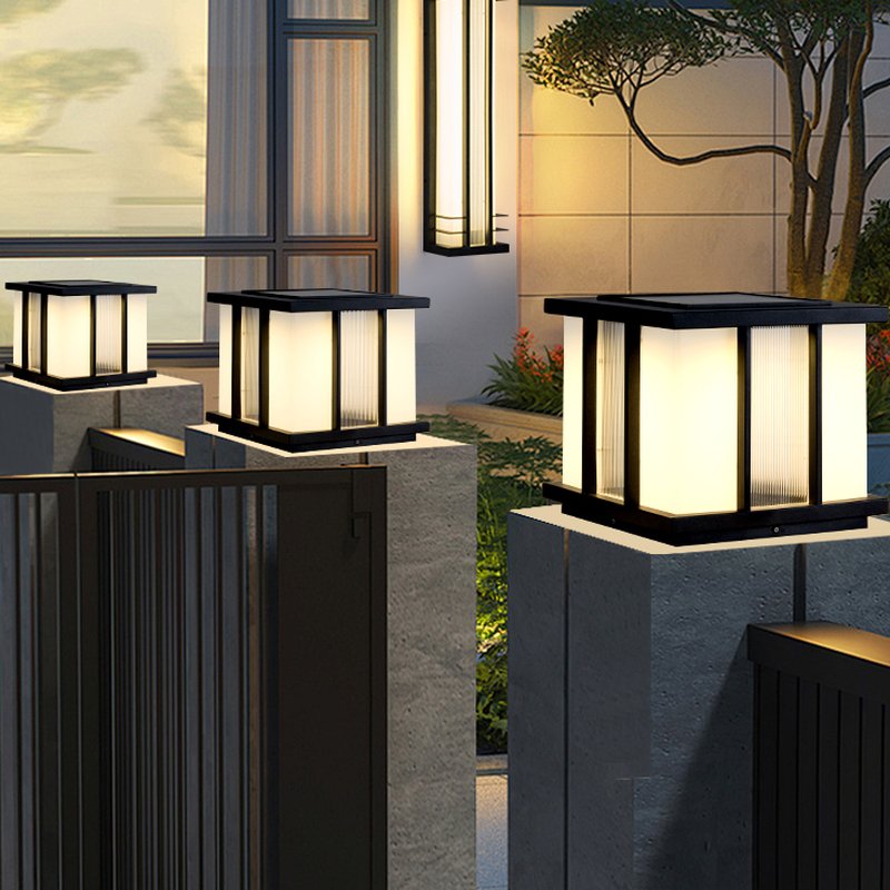 Modern Cube Solar Outdoor Light - Vakkerlight
