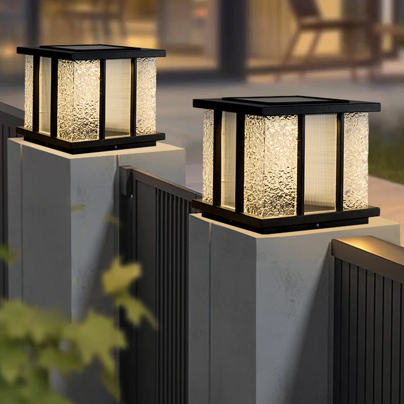 Modern Cube Solar Outdoor Light - Vakkerlight