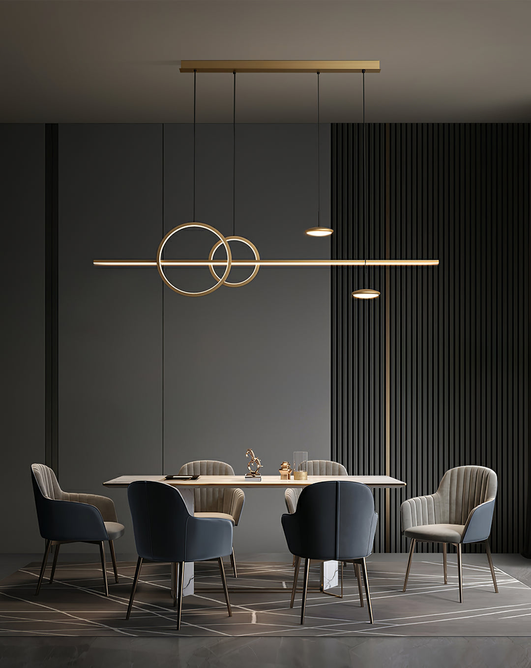 Modern Geometric Shape Chandelier - Vakkerlight