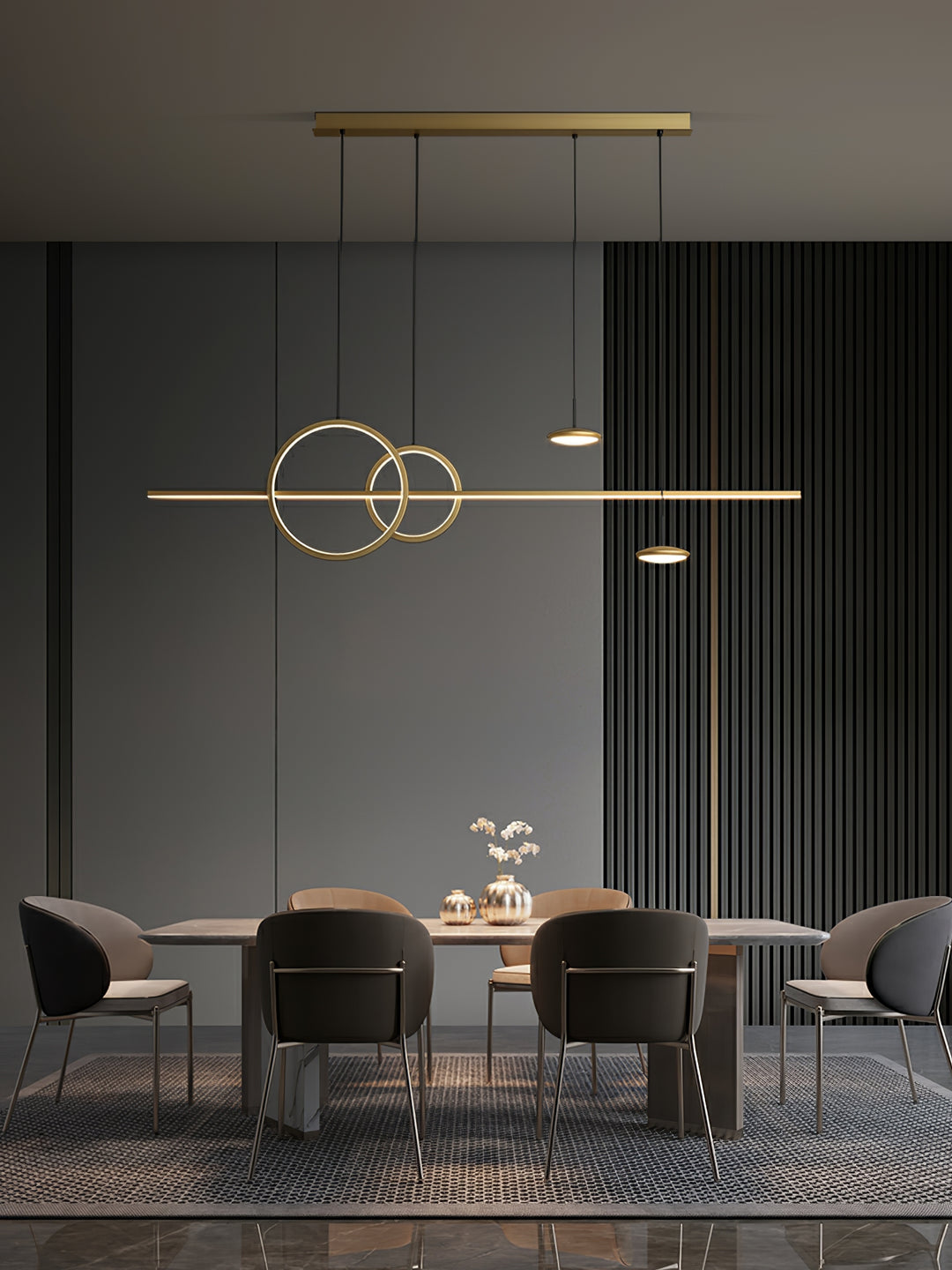 Modern Geometric Shape Chandelier