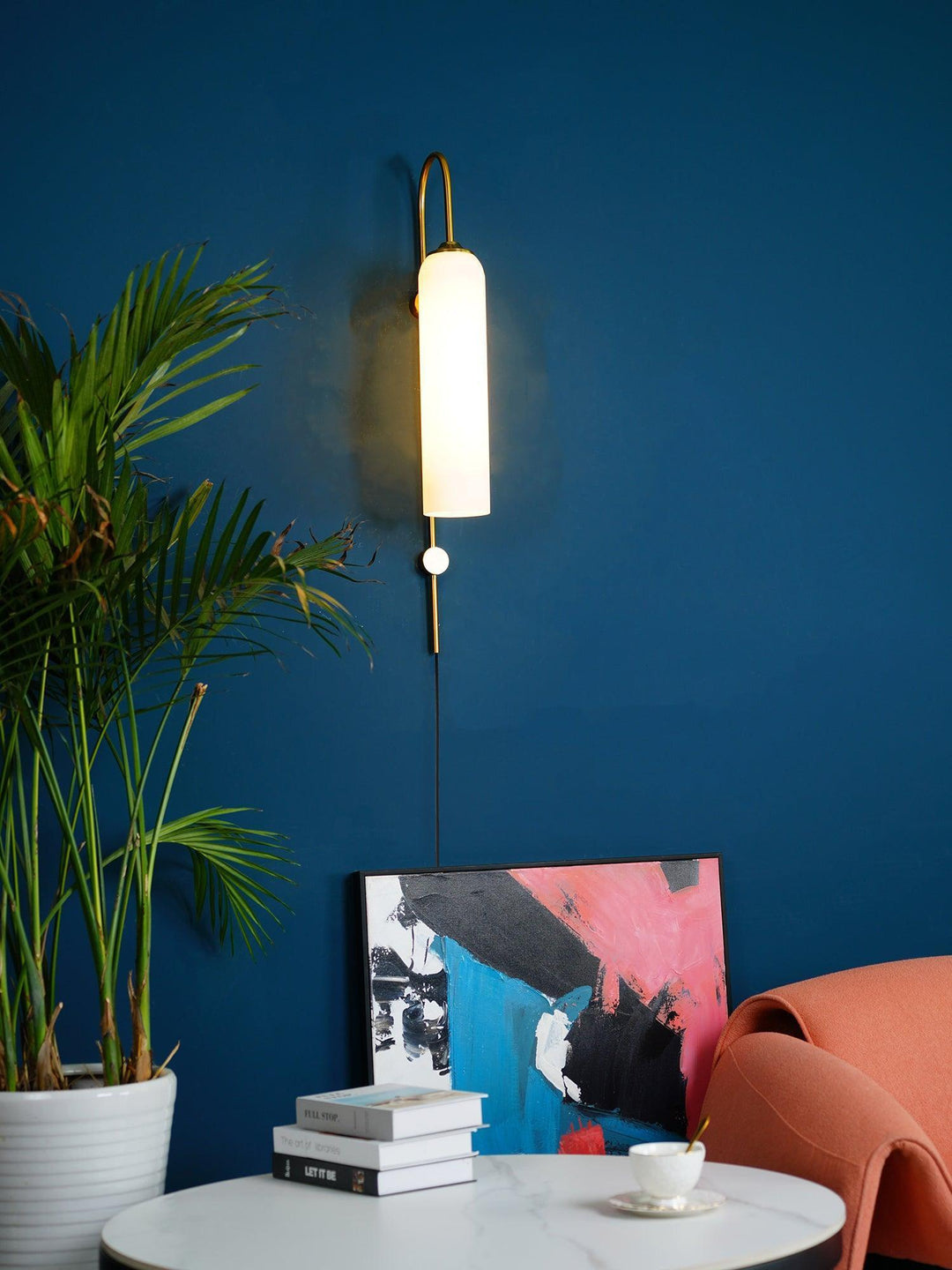 Modern Glass Plug-In Wall Lamp - Vakkerlight