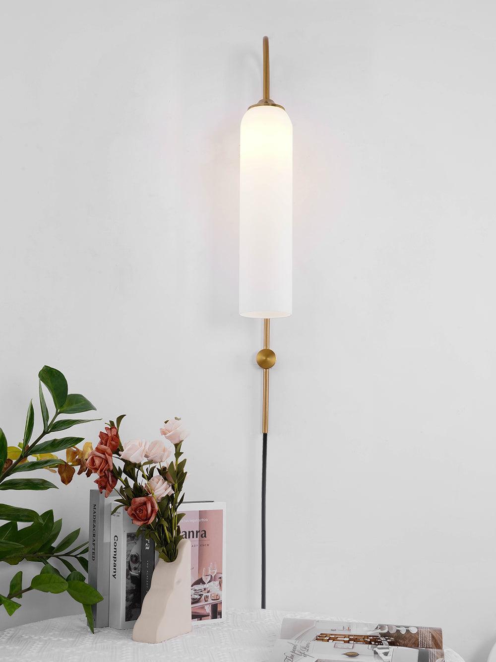 Modern Glass Plug-In Wall Lamp - Vakkerlight